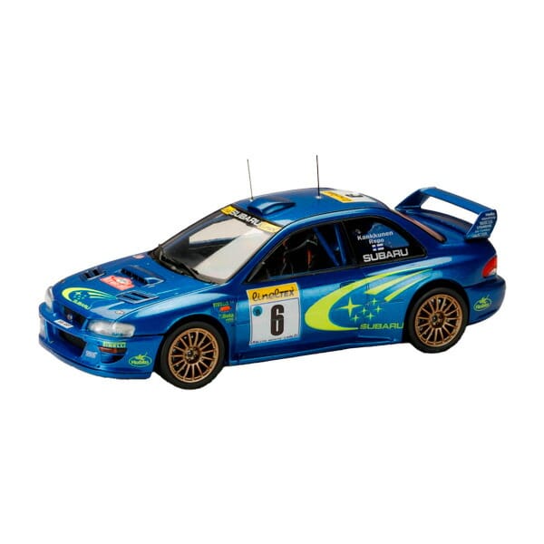 ホビージャパン 1/43 スバル インプレッサ No.6 1999 WRC ラリー・モンテカルロ 2位 J.カンクネン/J.レポ