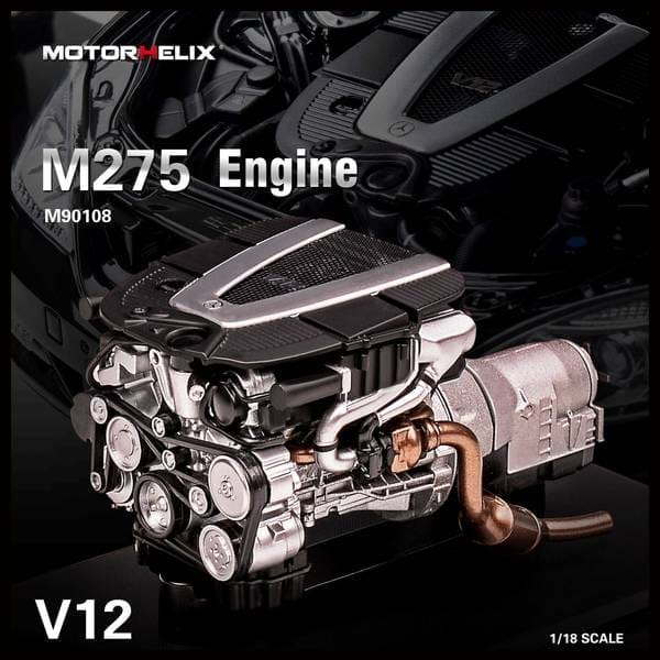 MOTORHELIX 1/18 メルセデス・ベンツ M275 V12 エンジン W221 version