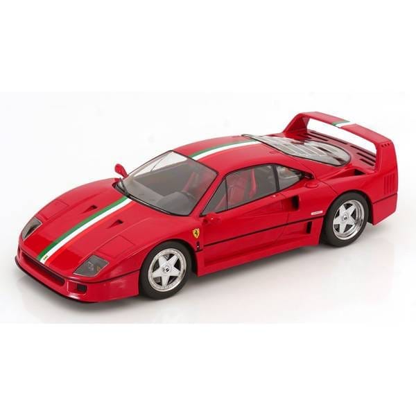 KKスケール 1/18 フェラーリ F40 イタリア Design レッド/ホワイト/グリーン