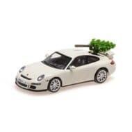 ミニチャンプス 1/43 ポルシェ 911 GT3 2006 ホワイト+クリスマスツリー