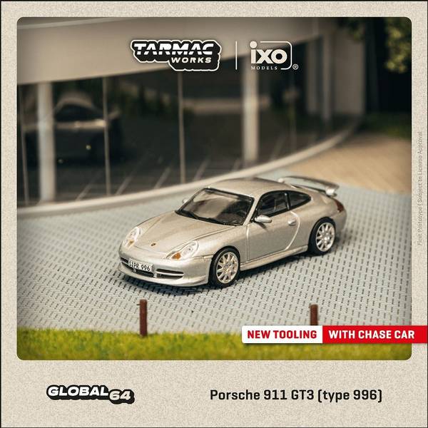 ターマックワークス4 ポルシェ 911 GT3 type 996 シルバー