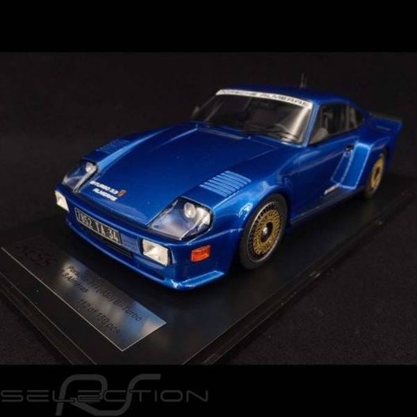 ケス 1/18 ポルシェ 930 Bi ターボ 3.3 アルメラス 1983 ブルー