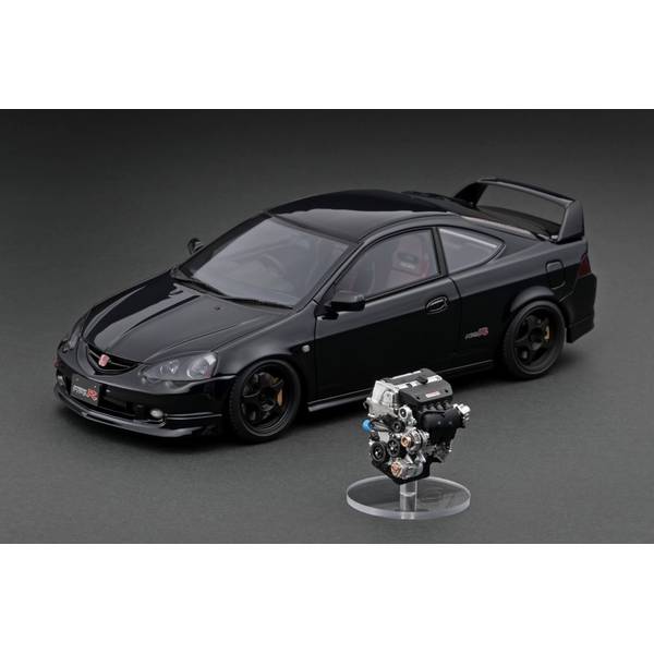 イグニッションモデル 1/18 ホンダ インテグラ DC5 TYPE R ブラック With エンジン