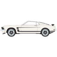 レーシング チャンピオンズ4 フォード マスタング Boss 302 1969 ウィンブルドンホワイト