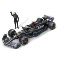 ブラーゴ 1/24 メルセデスAMG F1 W14 E パフォーマンス No.44 2023 F1 L.ハミルトン フィギア付 ウィンドウボックス