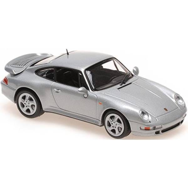 ミニチャンプス 1/43 ポルシェ 911 ターボ S 993 1995 シルバー