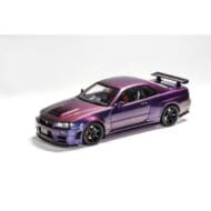 MOTORHELIX 1/18 ニッサン スカイライン GT-R R34 ニスモ カスタマイズ ミッドナイトパープルIII>