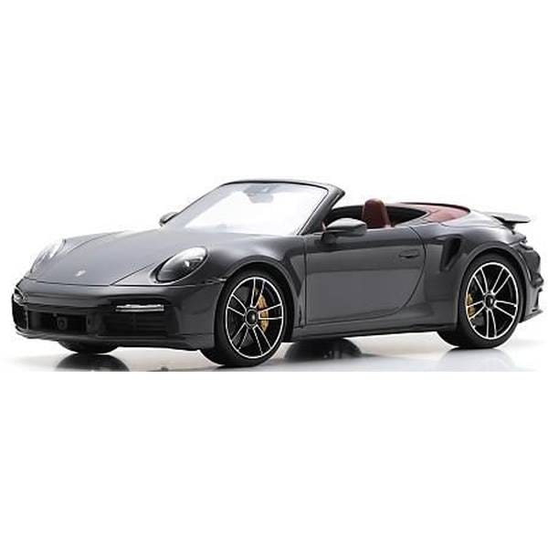 シュコー 1/18 ポルシェ 911 992 ターボS カブリオレ 2022 アゲートグレー