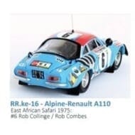 トロフュー 1/43 アルピーヌ ルノー A110 No.6 1975 WRC サファリラリー・ケニア R.Collinge/R.Combes>