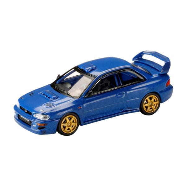 ホビージャパン4 スバル インプレッサ 22B STi Version GC8 Rally Base Car カーボンブルー