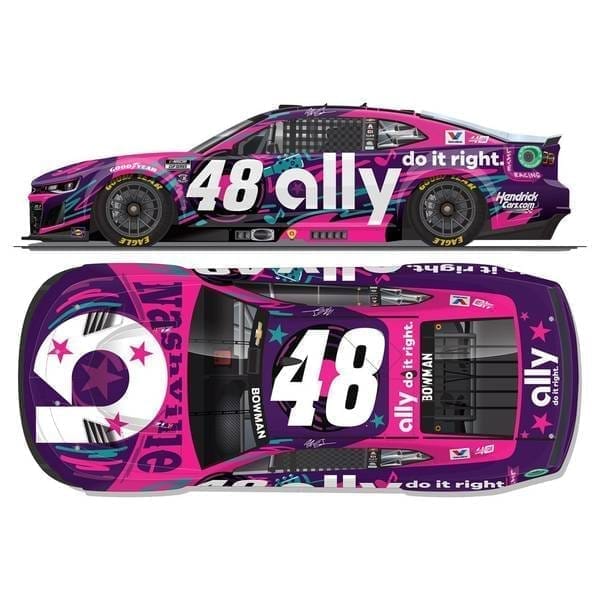 ライオネルレーシング 1/24 シボレー カマロ ZL1 No.48 ALLY ナッシュVILLE 2024 NASCAR A.ボウマン