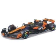 ブラーゴ 1/24 マクラーレン MCL38 No.4 2024 F1 L.ノリス ヘルメット付 クリアケース