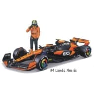 ブラーゴ 1/24 マクラーレン MCL38 No.4 2024 F1 L.ノリス ウィンドウボックス ドライバーフィギュア付>