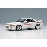 アイドロン 1/43 ニッサン マインズ スカイライン GT-R BNR32 N1 ホワイト 5スポークホイール>