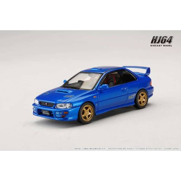 ホビージャパン4 スバル インプレッサ PURE SPORTS COUPE WRX type R STi Version V Limited GC8 ブルー