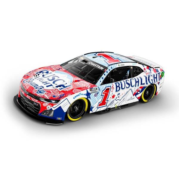 1/24 シボレー カマロ ZL1 No.1 BUSCH LIGHT COUNTRY 2024 NASCAR R.チャスティン