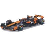 ブラーゴ 1/24 マクラーレン MCL38 No.81 2024 F1 O.ピアストリ ヘルメット付 クリアケース