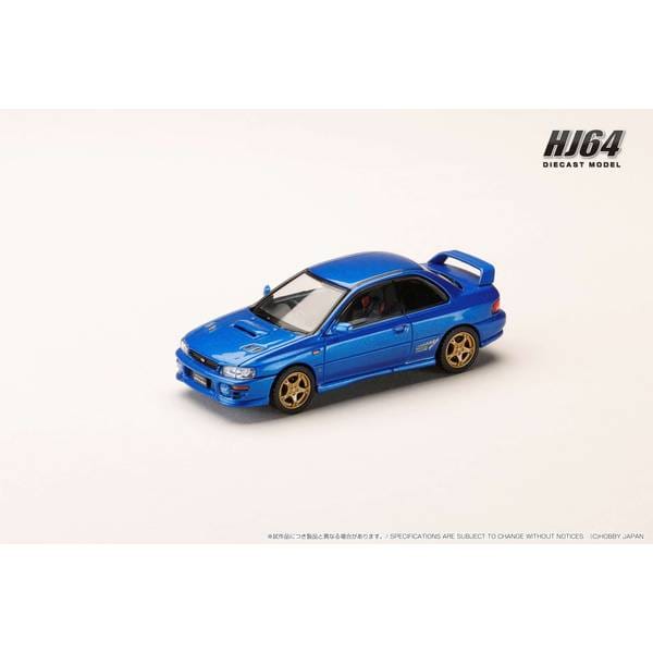 ホビージャパン4 スバル インプレッサ PURE SPORTS COUPE WRX type R STi Version GC8 ソニックブルーマイカ