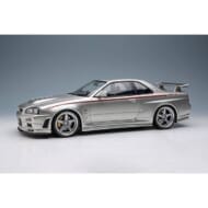 アイドロン 1/18 ニッサン スカイライン GT-R BNR34 NISMO R-tune Version 2004 シルバー/ニスモストライプ