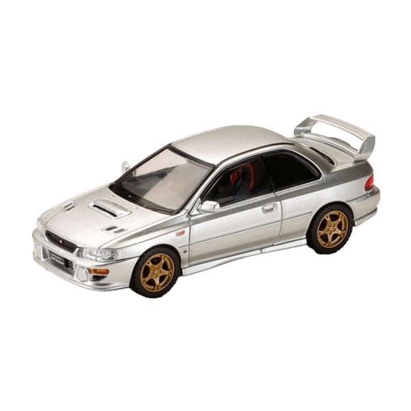 1/64 スバル インプレッサ PURE SPORTS COUPE WRX type R STi GC8 V WRフロントバンパー シルバーメタリック