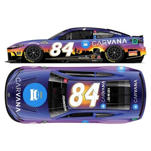 ライオネルレーシング4 トヨタ カムリ XSE No.84 CARVANA DESERT 2024 NASCAR J.ジョンソン