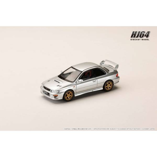 1/64 スバル インプレッサ PURE SPORTS COUPE WRX type R STi GC8 V WRフロントバンパー シルバーメタリック