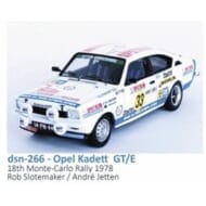 1/43 オペル カデット GT/E No.33 1978 WRC ラリー・モンテカルロ 18位 R.Slotemaker/A.Jetten>