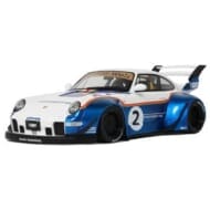 1/18 RWB x LIBERTY WORK ポルシェ 2023 ホワイト/ブルー>