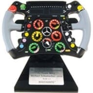 1/2 ステアリングホイール メルセデスAMG ペトロナス F1 チーム 2012 F1 W03 M.シューマッハ>