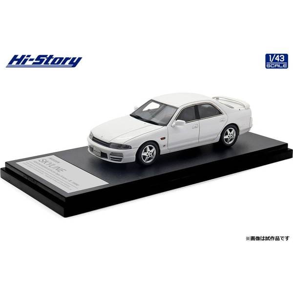 ハイストーリー 1/43 ニッサン スカイライン 4ドア セダン GTS25t Type M spec・II 1996 ホワイト