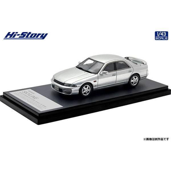 ハイストーリー 1/43 ニッサン スカイライン 4ドア セダン GTS25t Type M spec・II 1996 ソニックシルバー