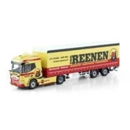 WSIModels 1/50 DAF XD SH WITH スカイ LIGHTS AND SIDE WINDOW 4X2 BOX TRAILER/2 AXLE Van Reenen