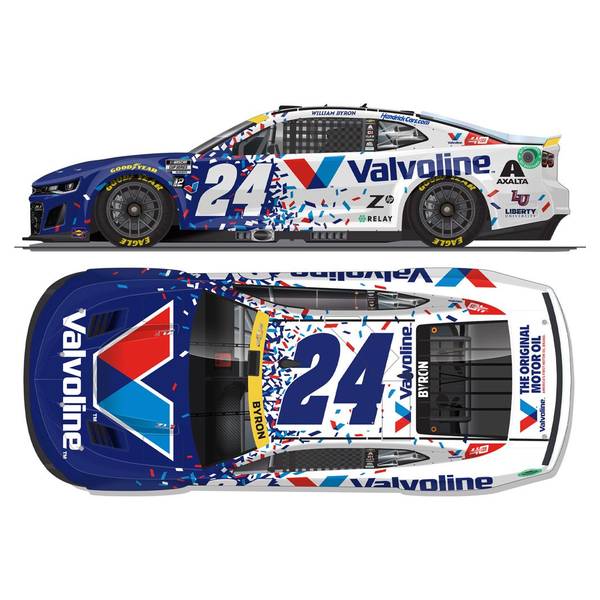 ライオネルレーシング4 シボレー カマロ ZL1 No.24 VALVOLINE ROVAL 2024 NASCAR W.バイロン