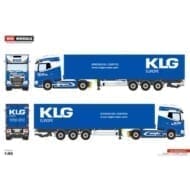 WSIModels 1/50 DAF XG+ MY25 4X2 BOX TRAILER/3 AXLE KLG Europe