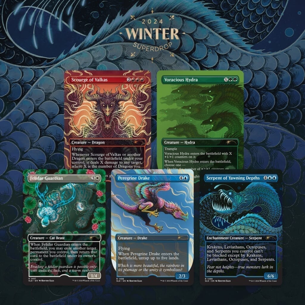 マジック:ザ・ギャザリング Secret Lair Winter Superdrop 2024 Non-Foils Bundle + 「プロモカード特典」