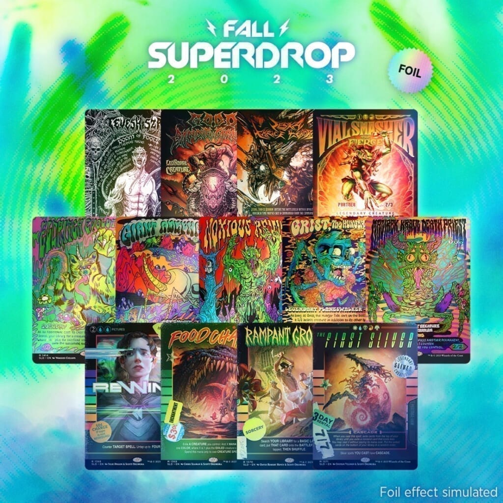 マジック:ザ・ギャザリング Secret Lair Fall Superdrop 2023 Bugs, Bands & Blockbusters Bundle Foil Edition