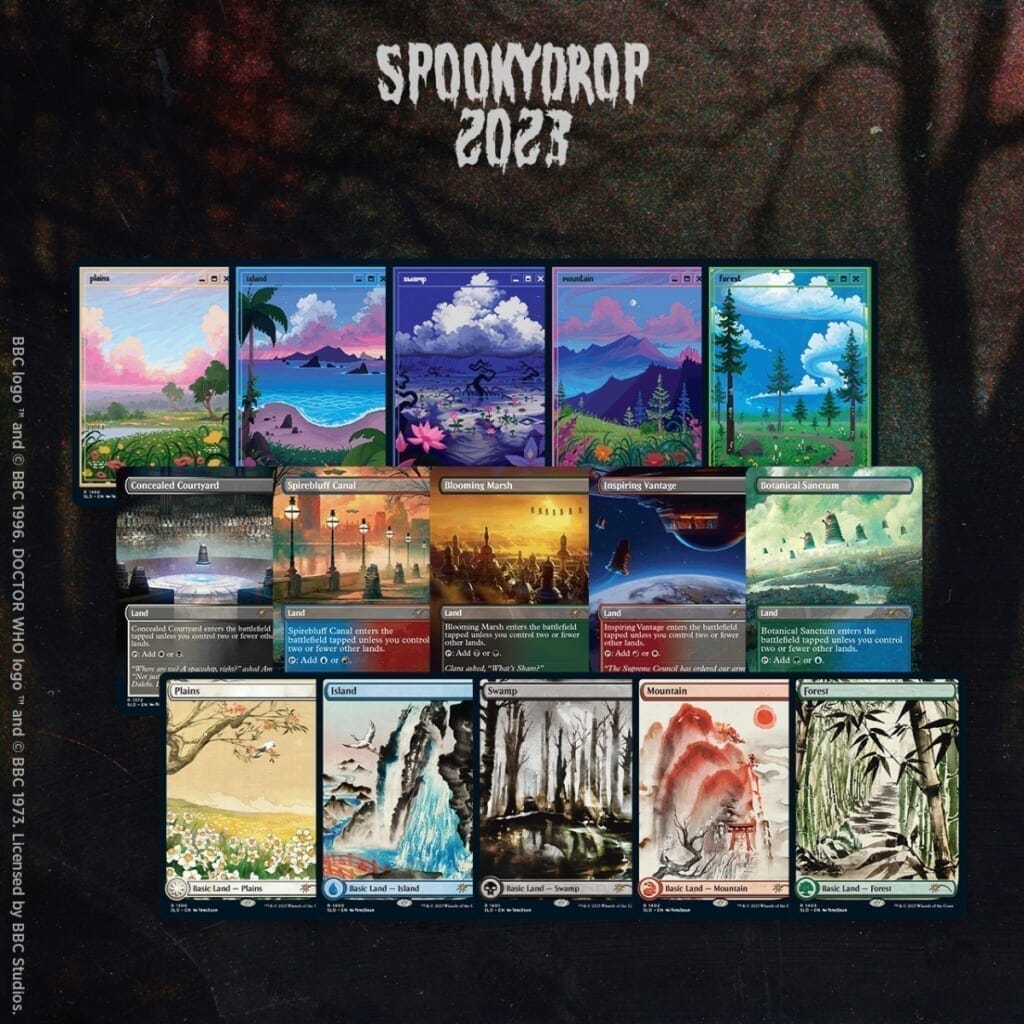 マジック:ザ・ギャザリング Secret Lair Spookydrop 2023 Landscape Non-Foil Bundle