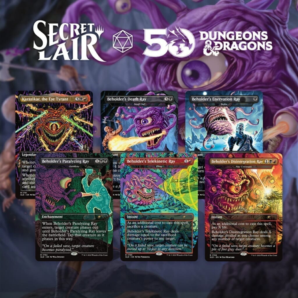 マジック:ザ・ギャザリング Secret Lair D&D 50th Anniversary Superdrop Secret Lair x Dungeons & Dragons(R): Death is in the Eyes of the Beholder II