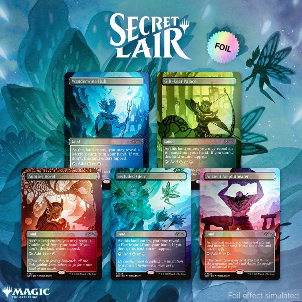 マジック:ザ・ギャザリング Secret Lair Winter Superdrop2025 Lorwyn Lightboxes Foil Edition