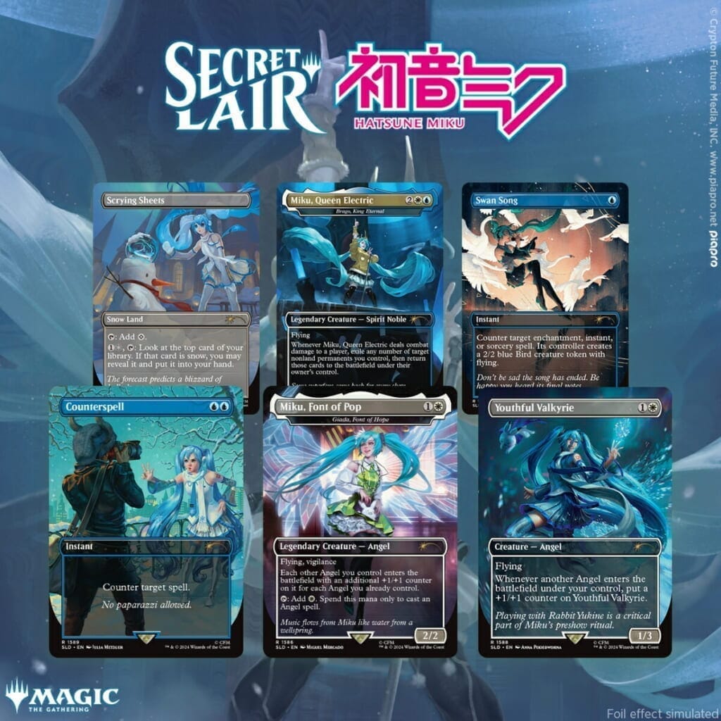 マジック:ザ・ギャザリング Secret Lair Winter Superdrop2025 Secret Lair x Hatsune Miku: Winter Diva EN