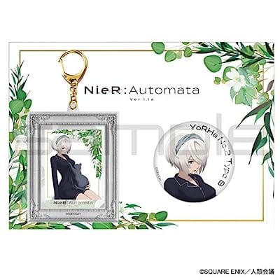 NieR:Automata Ver1.1a 缶バッジ&アクリルキーホルダーSET 2B