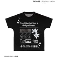 NieR:Automata Ver1.1a A2 Ani-Art BLACK LABEL フルグラフィックTシャツユニセックス(サイズ/XL)