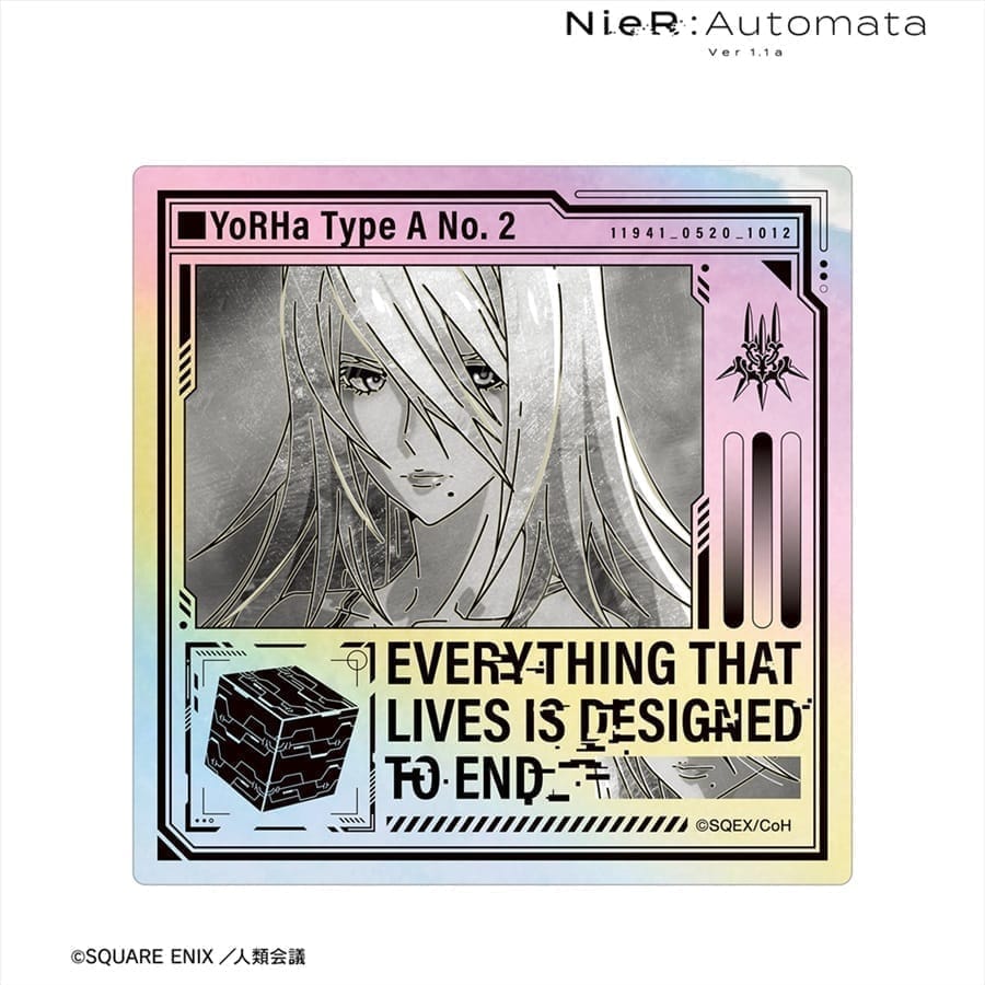 NieR:Automata Ver1.1a A2 Ani-Art BLACK LABEL オーロラステッカー