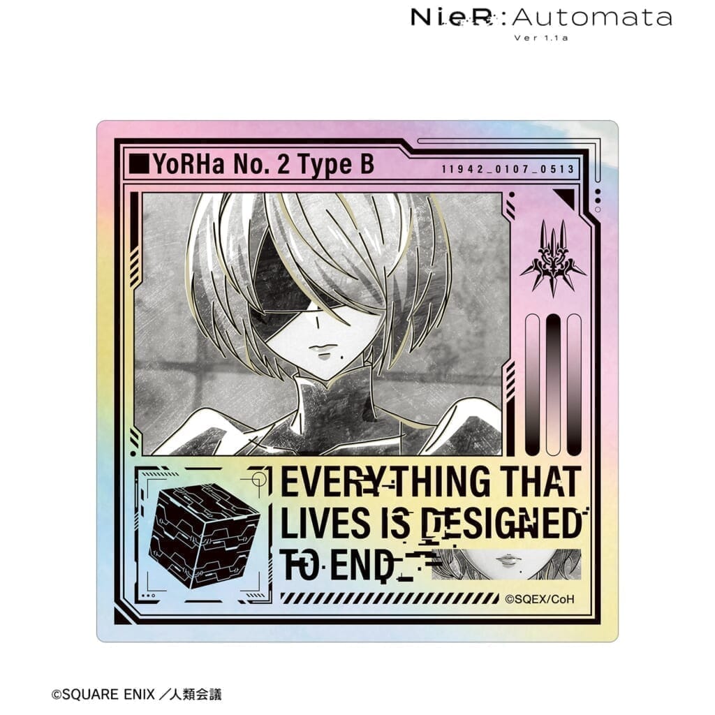 NieR:Automata Ver1.1a 2B Ani-Art BLACK LABEL オーロラステッカー