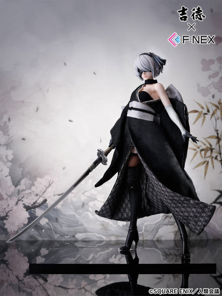 NieR:Automata Ver1.1a 吉徳×F:NEX ヨルハ二号B型/2B -日本人形- 1/4スケールフィギュア|ニーア オートマタ/NieR:Automata Ver1.1a