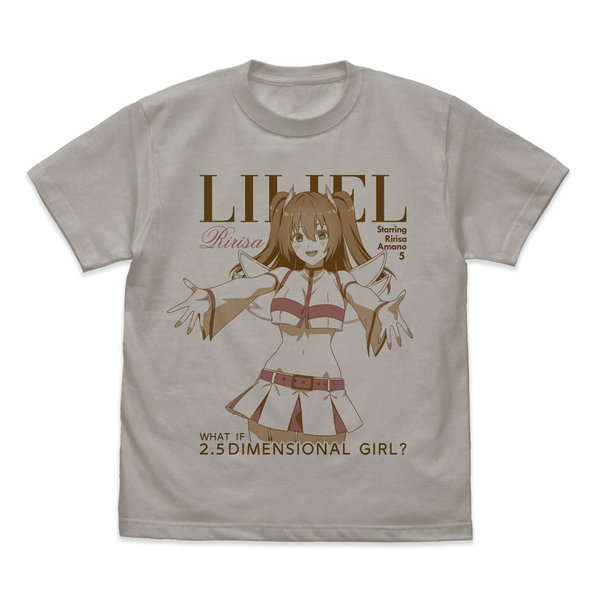 2.5次元の誘惑 リリエル 天使空挺隊ver. Tシャツ/LIGHT GRAY-L