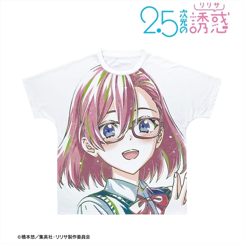 2.5次元の誘惑 天乃リリサ Ani-Art フルグラフィックTシャツユニセックス(サイズ/XL)