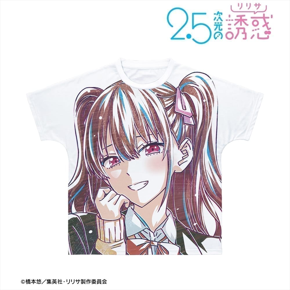 2.5次元の誘惑 橘美花莉 Ani-Art フルグラフィックTシャツユニセックス(サイズ/XL)