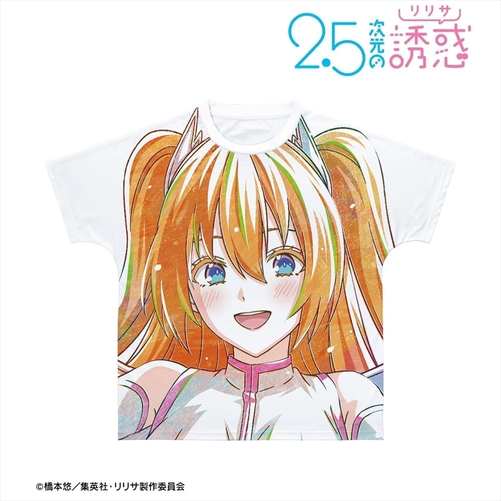 2.5次元の誘惑 リリエル 天使空挺隊 Ani-Art フルグラフィックTシャツユニセックス(サイズ/XL)