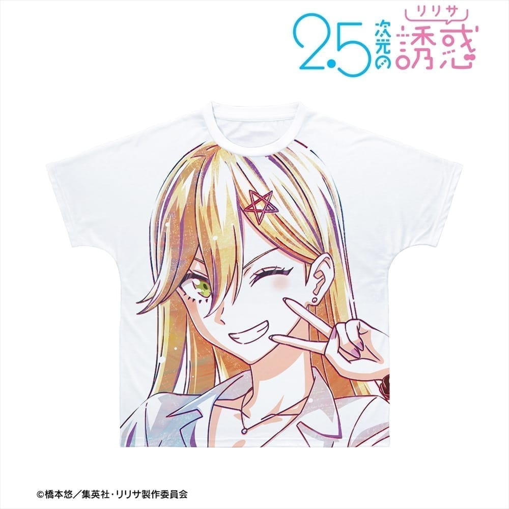 2.5次元の誘惑 喜咲アリア Ani-Art フルグラフィックTシャツユニセックス(サイズ/M)